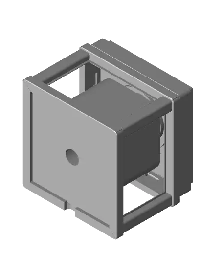 Twist Lock Photo Box - Lithophane Parts — modelo 3D
