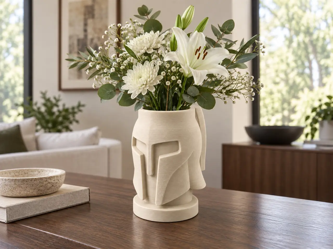 Corinthian Helmet Flower Vase — modelo 3D