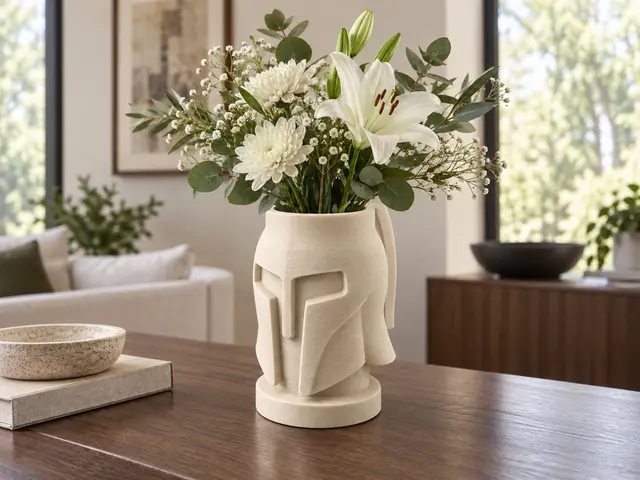 Corinthian Helmet Flower Vase — modelo 3D