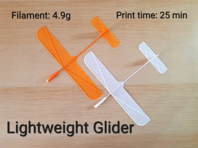 Lightweight Plane Glider - Flies Really Well! — modelo 3D