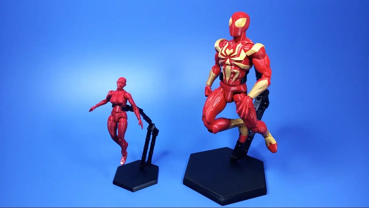 3D ZIPGUY UNIVERSAL ACTION FIGURE STAND VER. 2.0 — modelo 3D