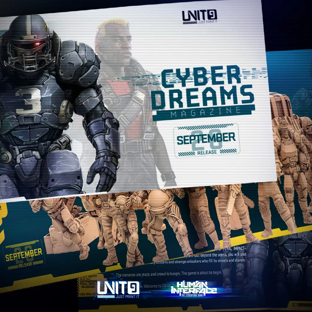 Cyber Dreams Magazine September26 — modelo 3D