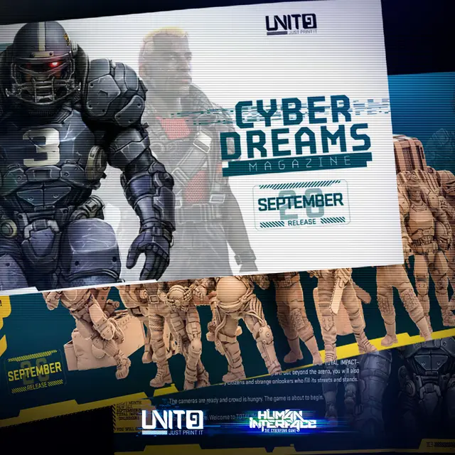 Cyber Dreams Magazine September26 — modelo 3D