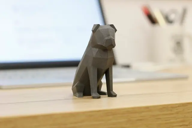 Low-poly Pug — modelo 3D