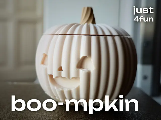 Boo-mpkin: Twist-Up Pumpkin with a Rising Ghost — modelo 3D