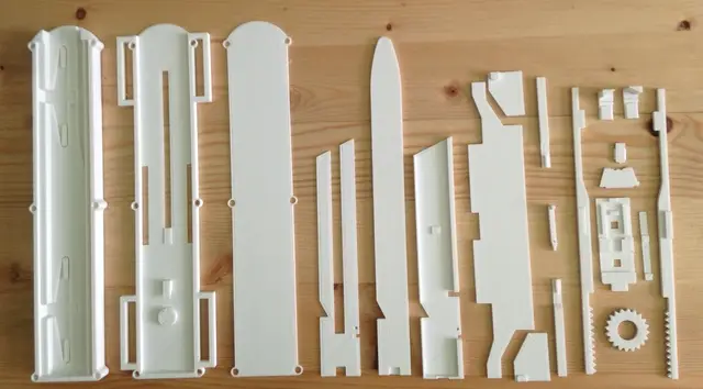 Hidden Blade (extended,dual action), basic components - ASSASSIN'S CREED — modelo 3D