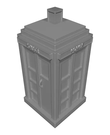Modern Marvels - November 2023 Police Call Box — modelo 3D