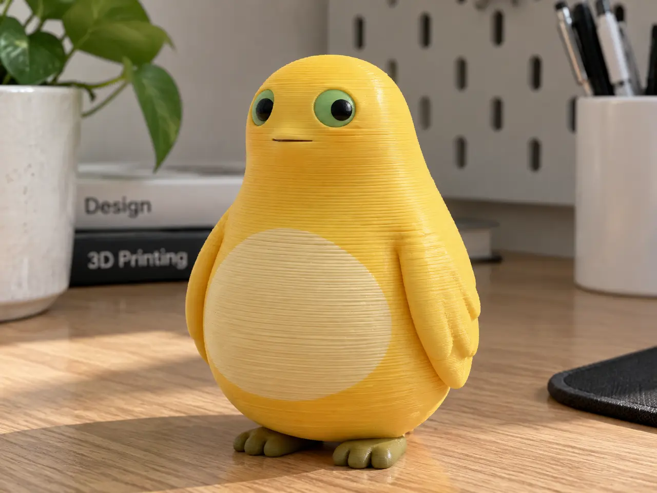 奶蛙猫头鹰 — modelo 3D
