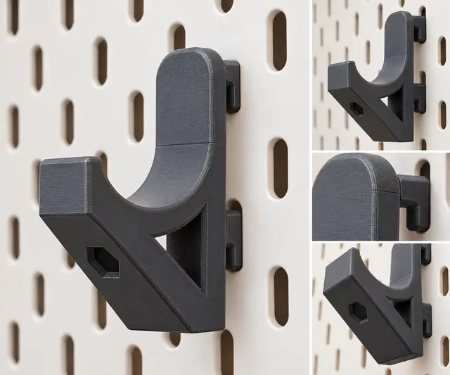 Sturdy Wall Hook – Skadis Edition — modelo 3D