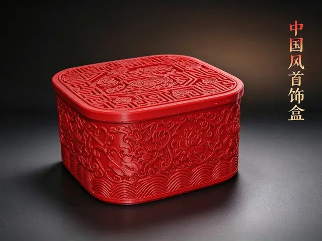 中国风首饰盒 — modelo 3D