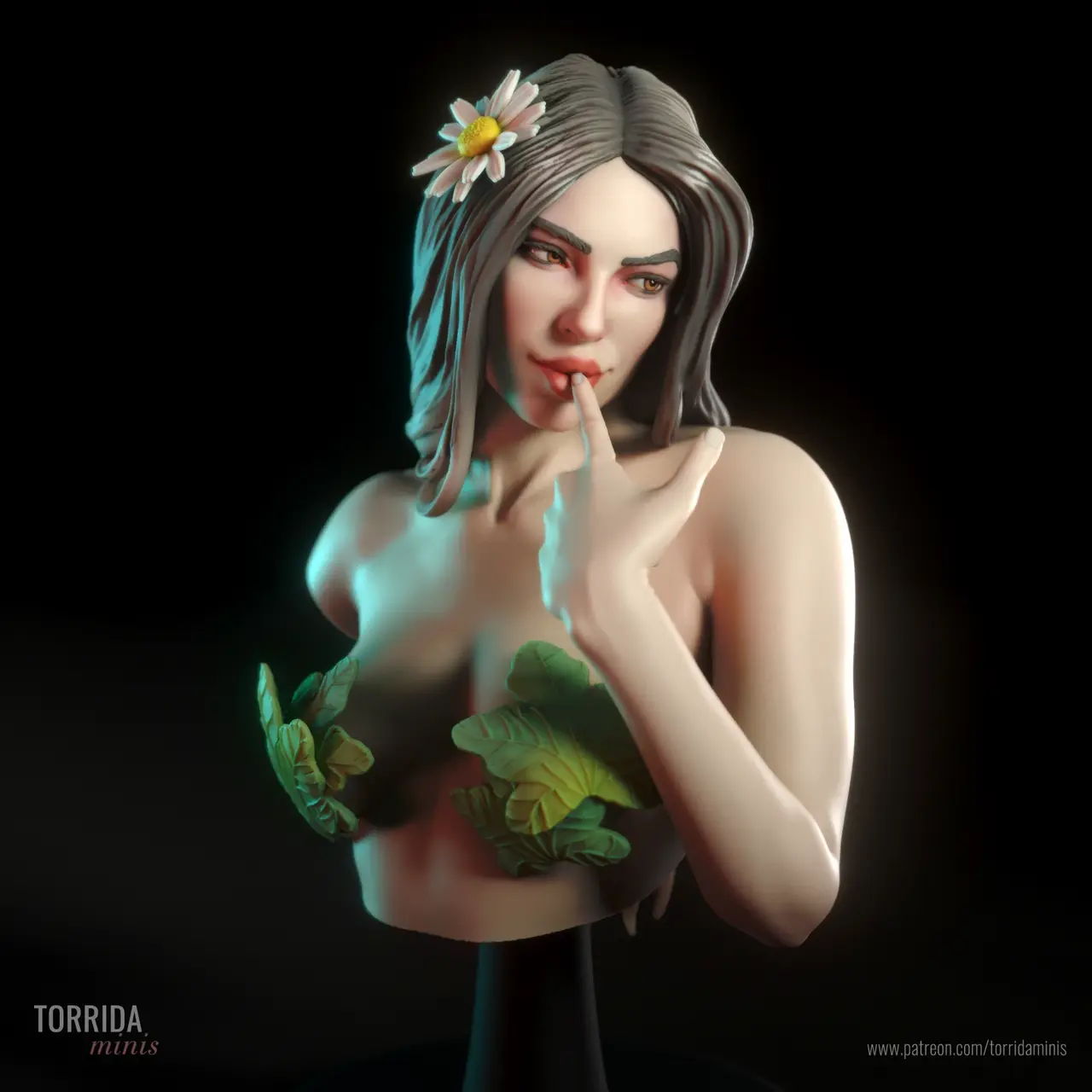 Eve and the snake bust — modelo 3D