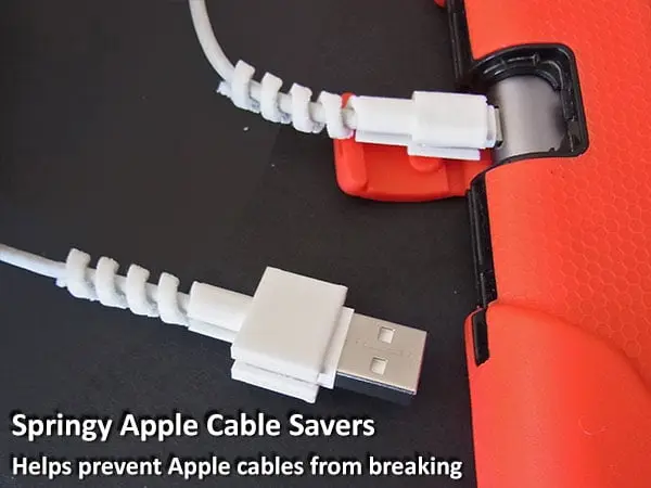 Springy Apple Cable Savers — modelo 3D