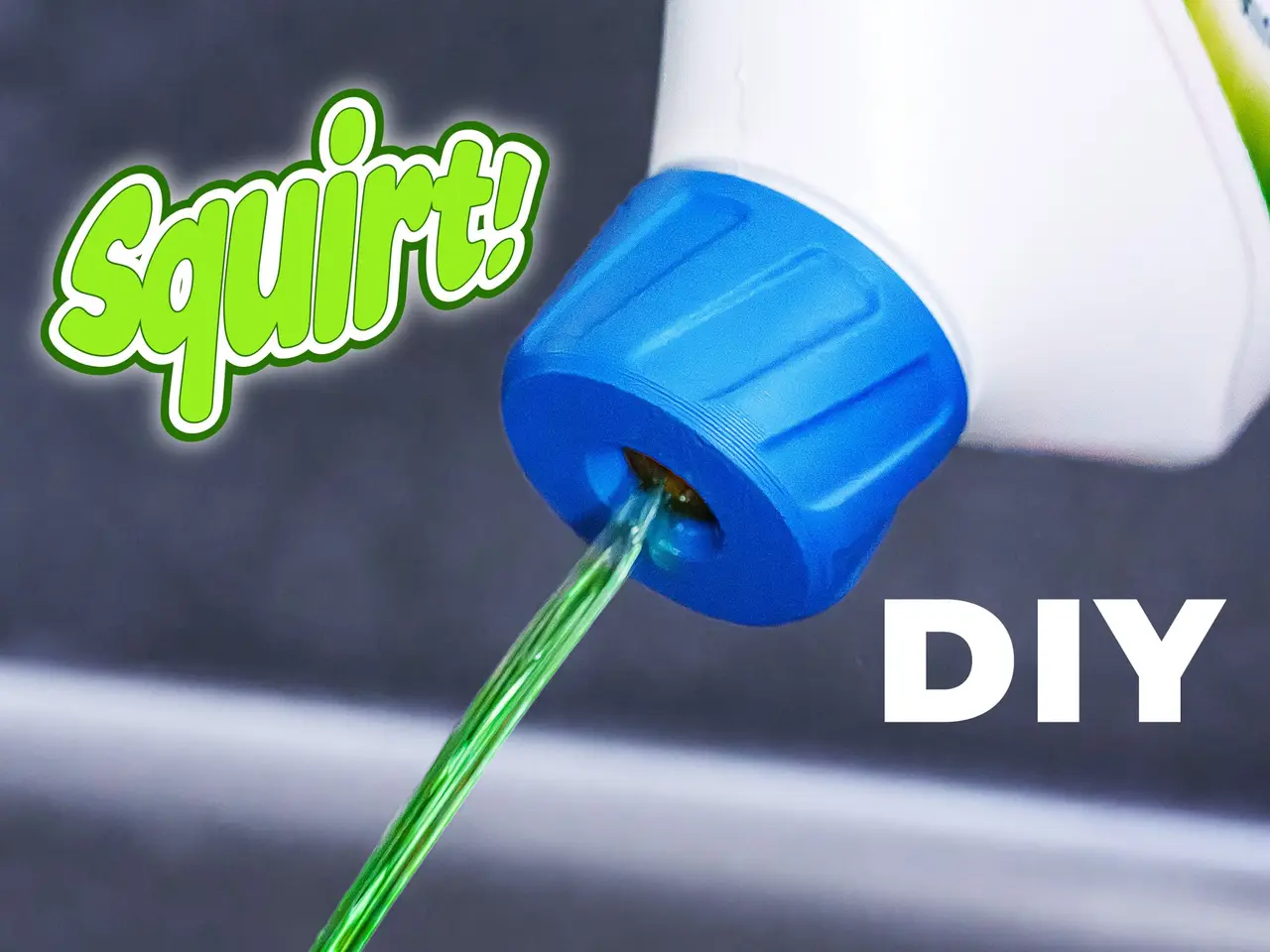 Fully Printed Squirting Detergent Cap — modelo 3D