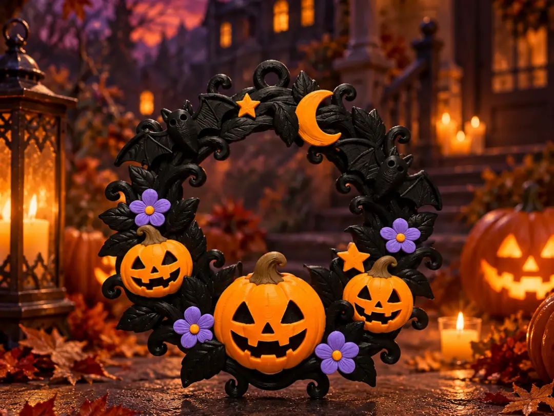 Ghirlanda di Halloween 3D — modelo 3D