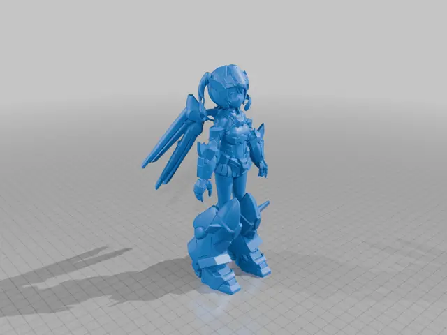 MariMari_EN Mecha Mobile Suit — modelo 3D