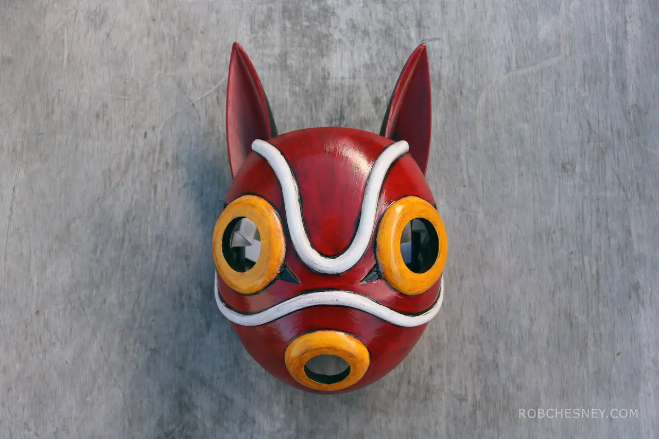 San's Mask, Princess Mononoke Cosplay — modelo 3D
