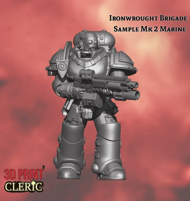 Ironwrought Brigade II - Mk2 Marine — modelo 3D