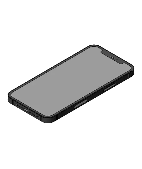 Apple iPhone 12 Pro — modelo 3D