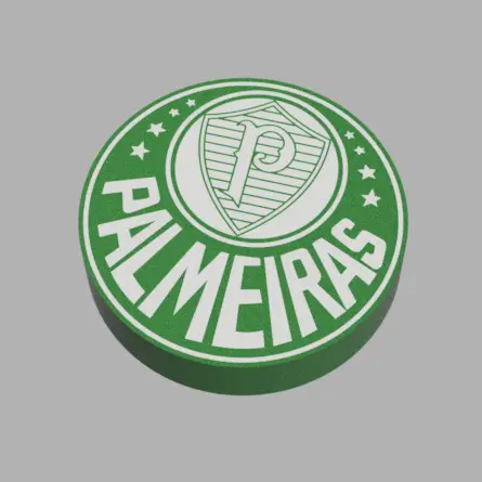 LUMI3D - LIGHT BOX PALMEIRAS FILE .STEP — modelo 3D