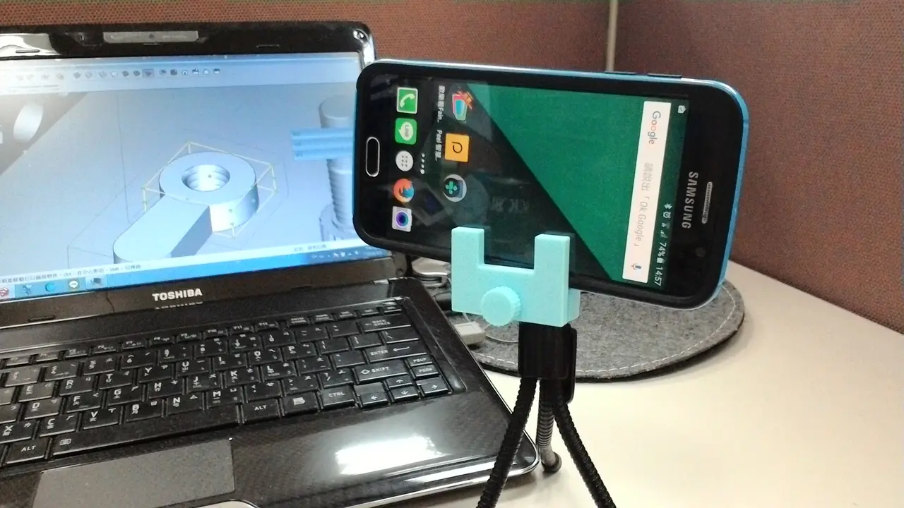 Universal Phone Tripod Mount — modelo 3D