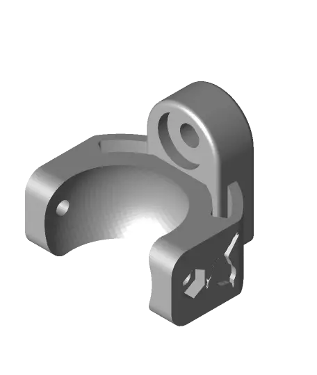 Mini tripod iphone clamp mount v2 — modelo 3D
