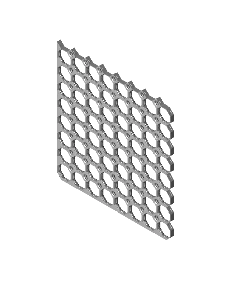 8x8 MU - Bottom Right Grid Interfitted - MultiBoard Octagon Plate — modelo 3D