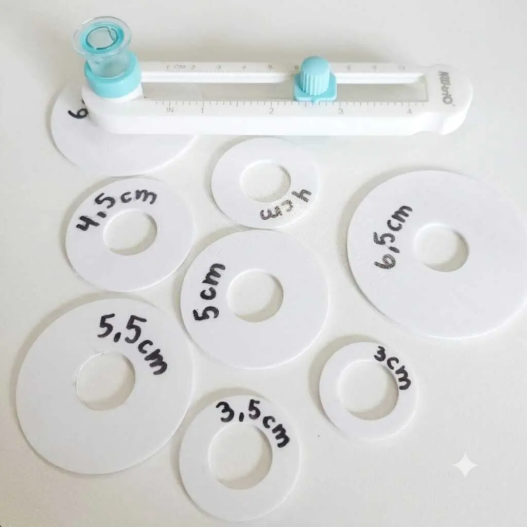 Gabaritos para cortador circular KW-triO — modelo 3D