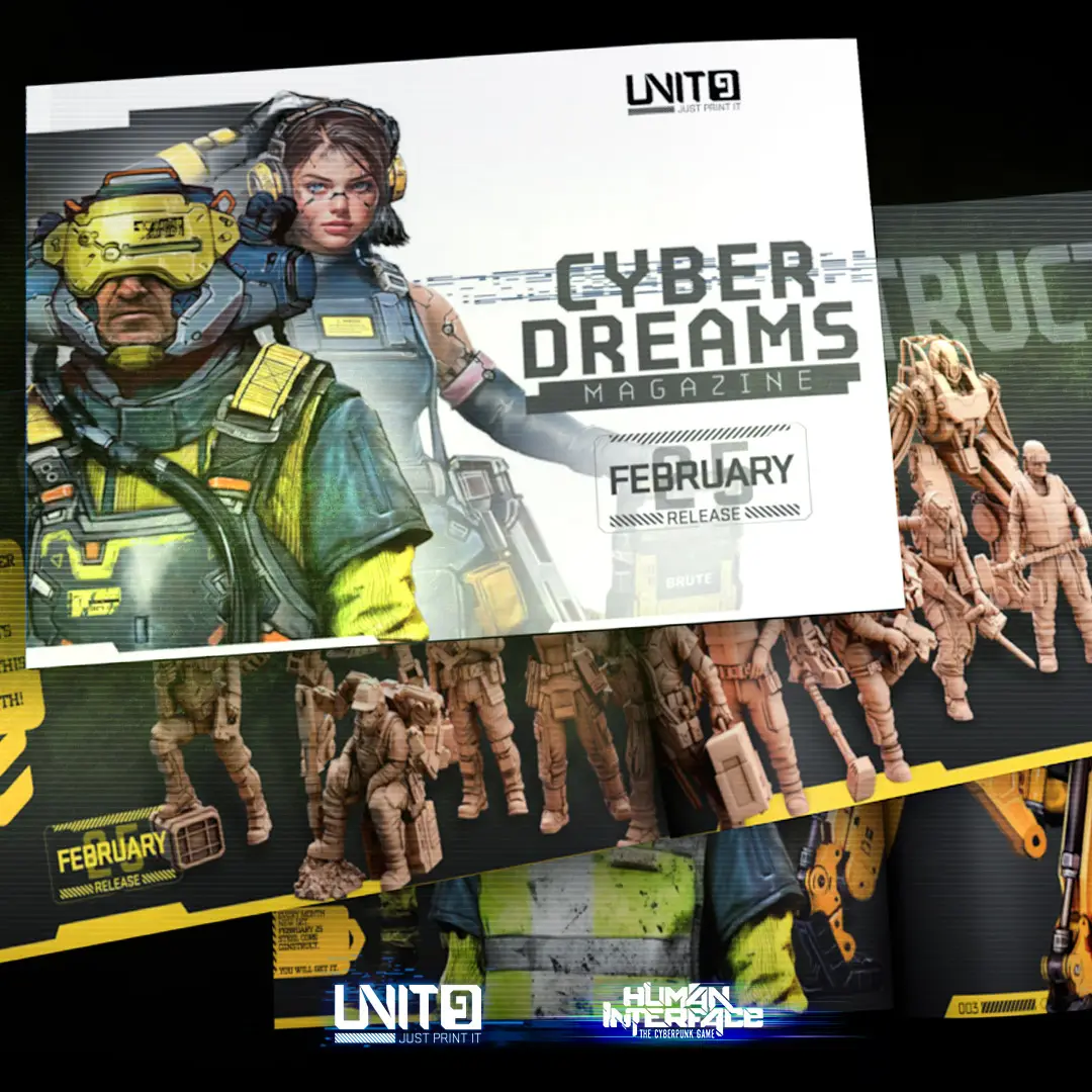 Cyber Dreams Magazine February25 — modelo 3D