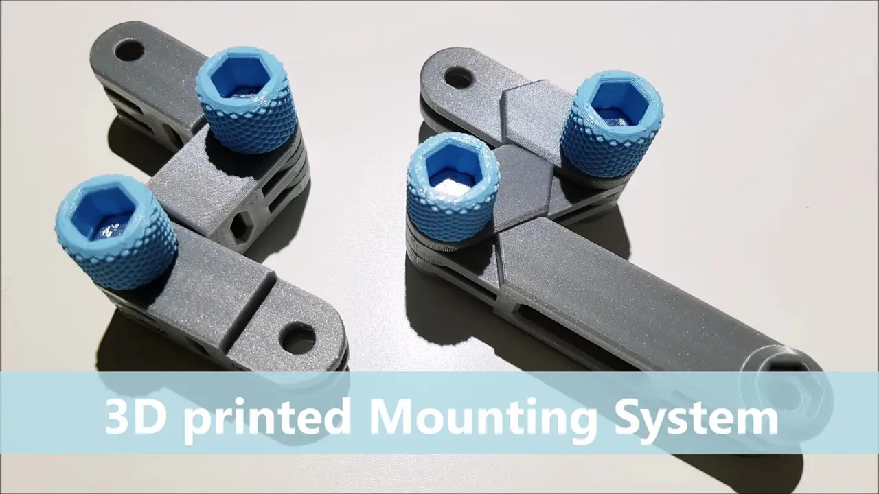 Modular Mounting System - Arm Straight V4 — modelo 3D