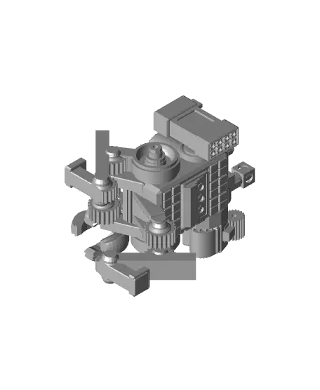 FHW Worker bot Crusher Drone Concept — modelo 3D