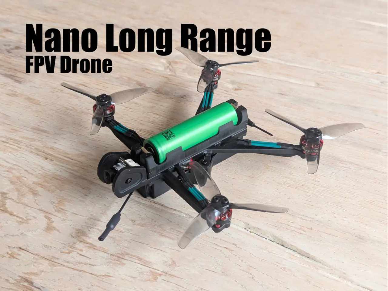 Improved "Nano Long Range" Drone — modelo 3D