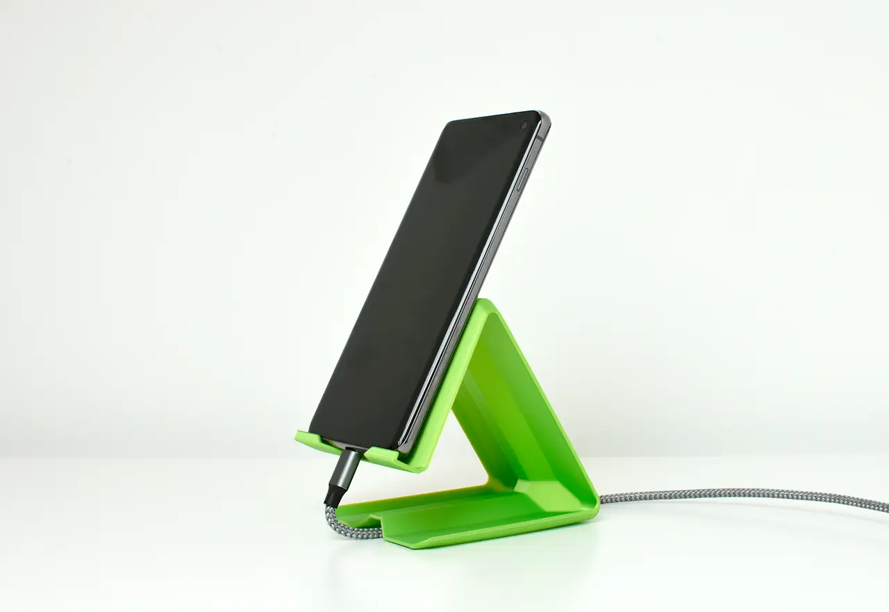 Fast-Print Mobile/Cell Phone Stand (Vase Mode) — modelo 3D