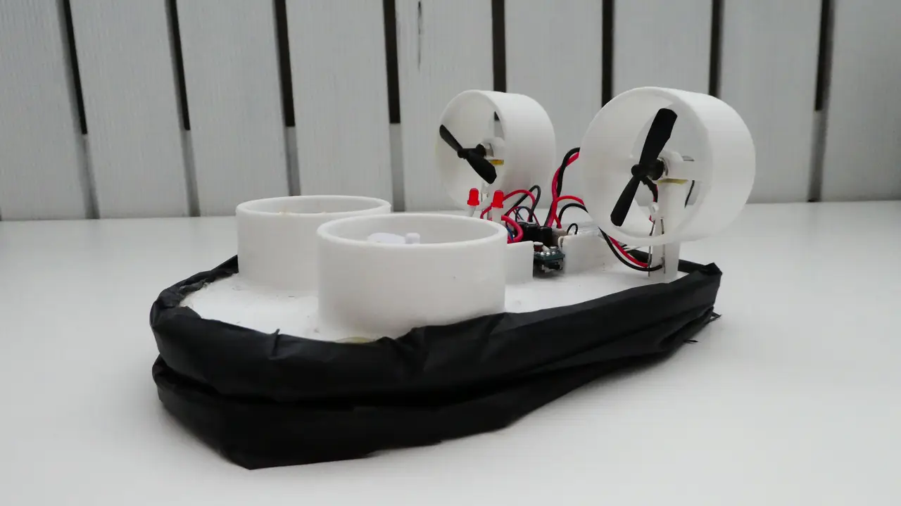 RC hovercraft frame — modelo 3D