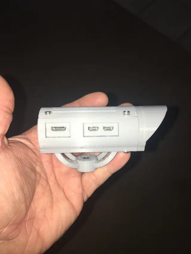 Raspberry Pi Zero W Security Camera — modelo 3D