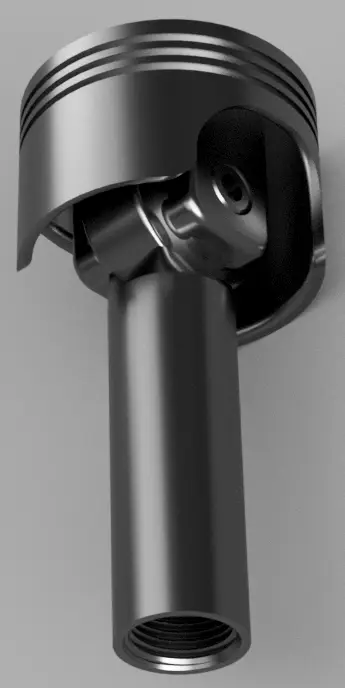 Piston shift knob — modelo 3D