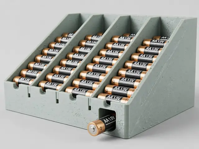 Gravity Battery Dispenser — modelo 3D