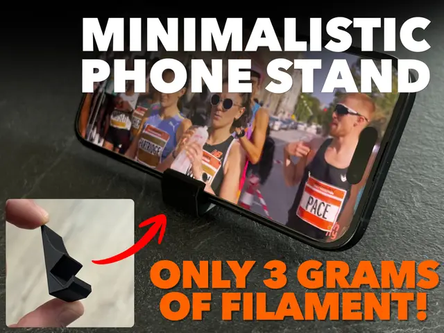Minimalistic Phone Stand - only 3g! — modelo 3D