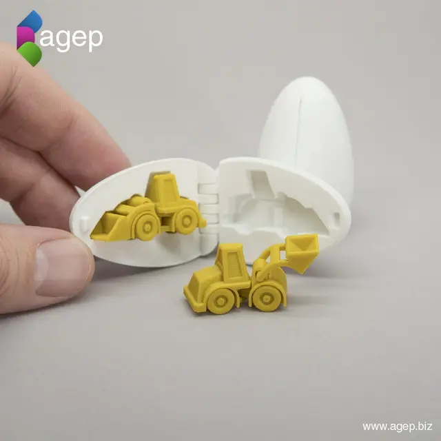 Surprise Egg #3 - Tiny Wheel Loader Toy — modelo 3D