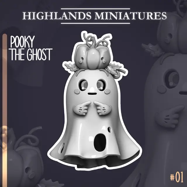 Pooky the Ghost — modelo 3D