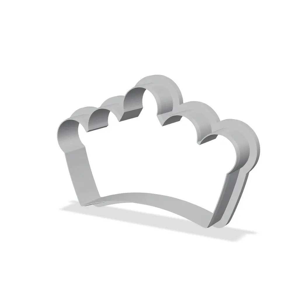 Princess Crown Cookie Cutter — modelo 3D