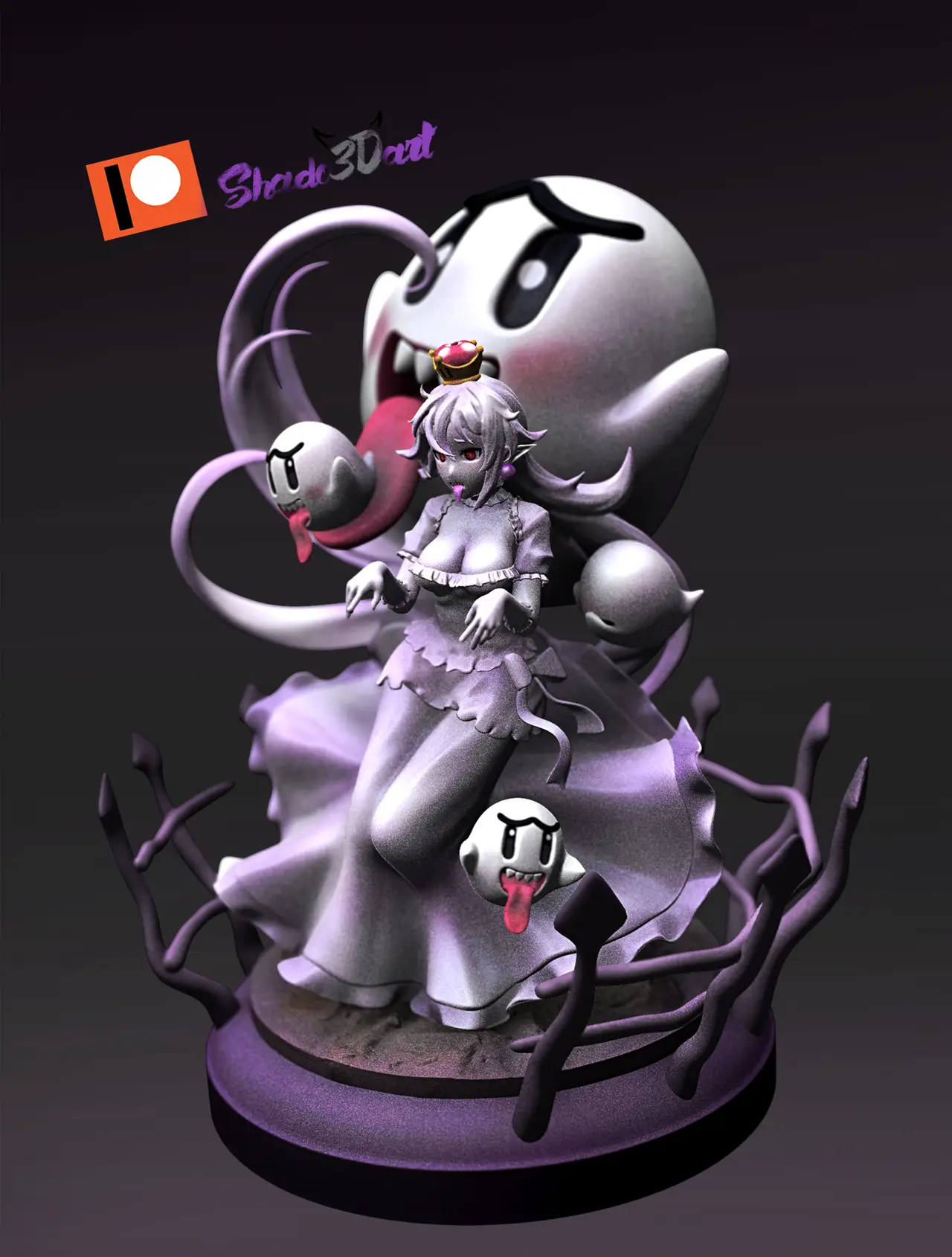 Mario , Princess Boo — modelo 3D