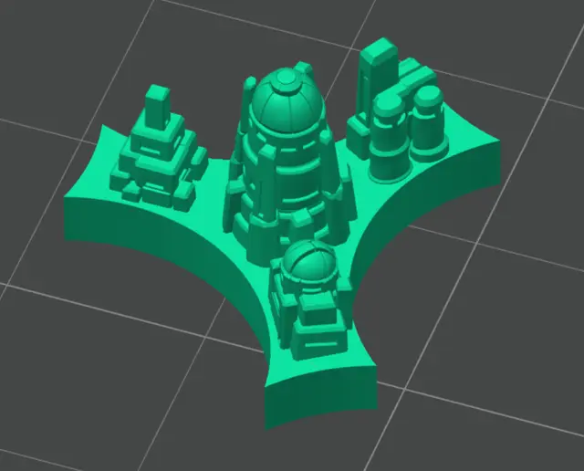 Star Trek Ascendancy Node for Tellarite Fanmade Faction — modelo 3D