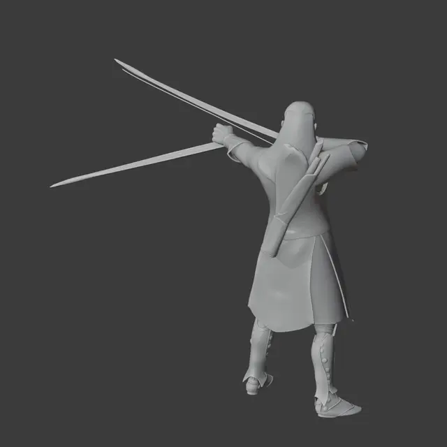 Legolas Lord of the Rings Figurine — modelo 3D