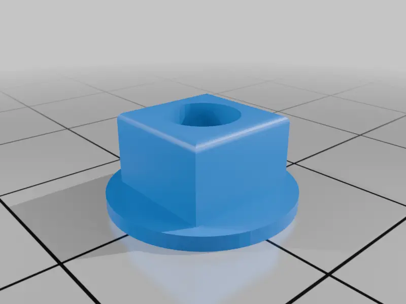 Mitsubishi Mirage/Lancer/Evo HVAC Vent Square Key — modelo 3D