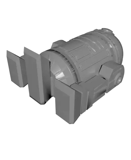 Star Wars R2-D2 Wiggle Bot – Articulated Print-in-Place STL — modelo 3D