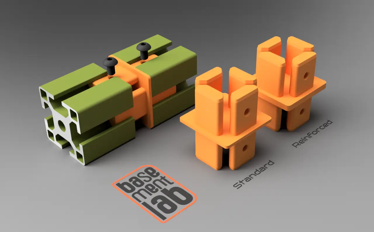 4040 Linear Connector for Tslot Profile M5 Thread — modelo 3D