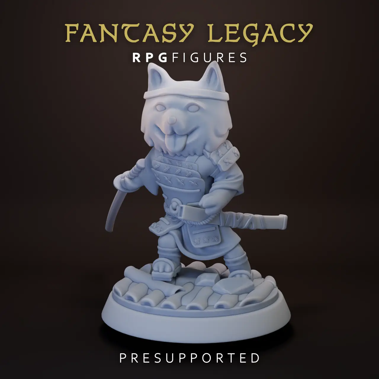 Fantasy Legacy | Shiba Samurai — modelo 3D