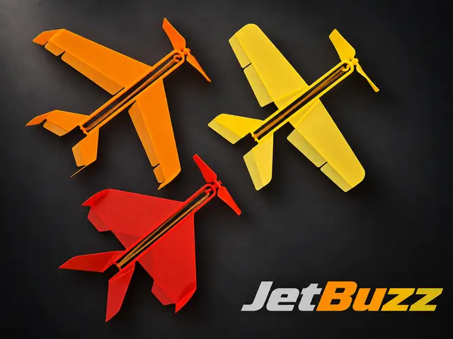 Wind-up aircraft series "JetBuzz" — modelo 3D