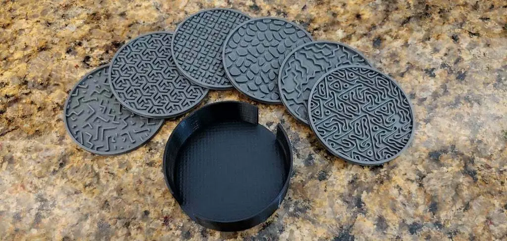 Drink Coaster Set — modelo 3D