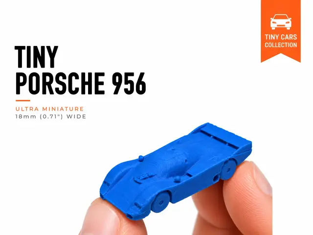 Tiny Porsche 956 - Mini Cars Series — modelo 3D